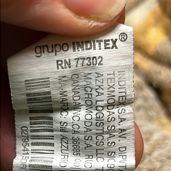 Zara Women’s Shorts Small pockets drawstring yellow gray stripe pull on elastic - Picture 7 of 9